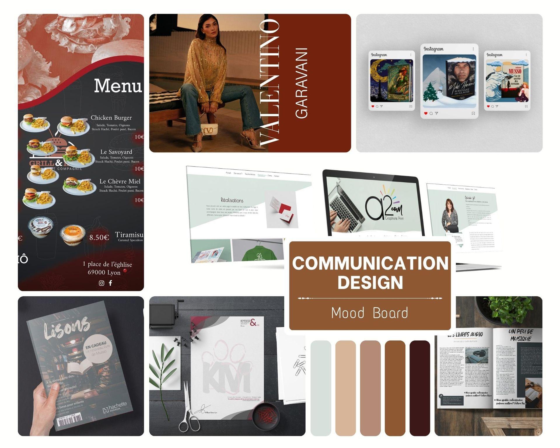 Portfolio de créations graphiques : logos, flyers, identités visuelles