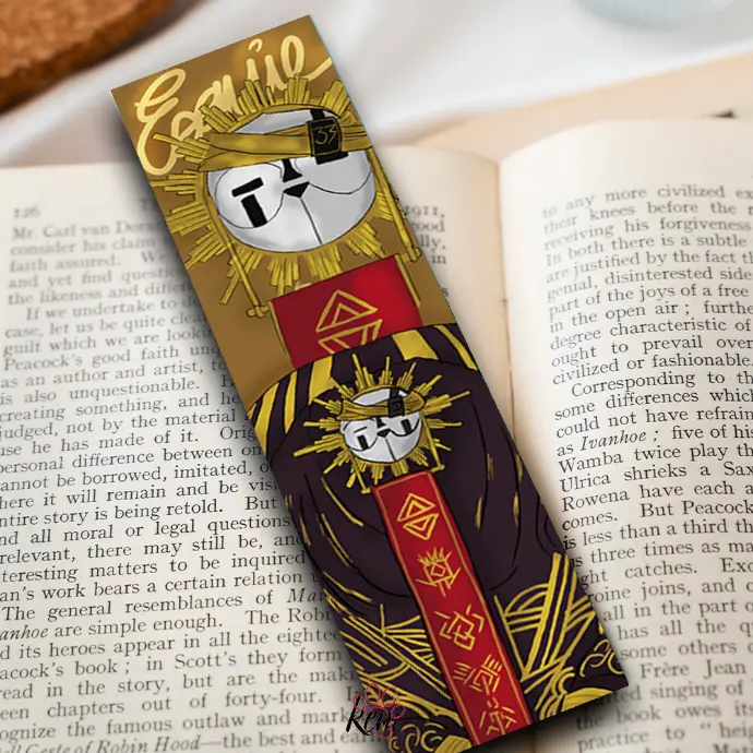 Marque-page illustré, création graphique Kemeco