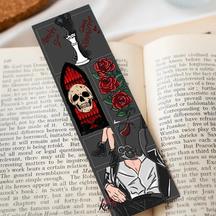 Marque-page illustré, création graphique Kemeco