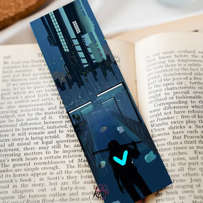 Marque-page illustré, création graphique Kemeco